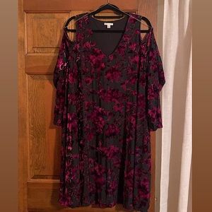 Velvet Accents Dress